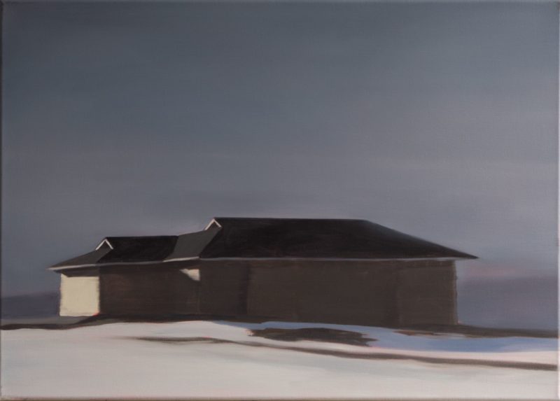 Benjamin Rubloff, Exemplar #1 (This Must be The Place), 2012 oil on canvas, 50x70cm
